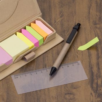 Bloco de Anotações com Post-it e Caneta ab00088a