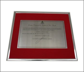 placa de homenagem personalizado ab08034a