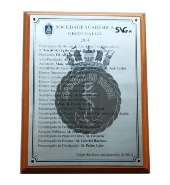 placa de homenagem personalizado ab08037a