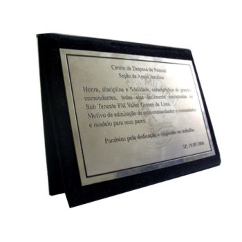 placa de homenagem personalizado ab08038a